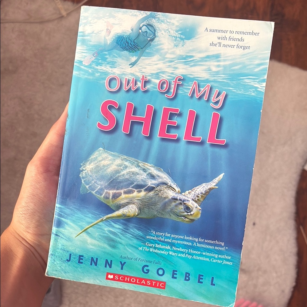 Scholastic Blue and Pink 'Out of My Shell' Book